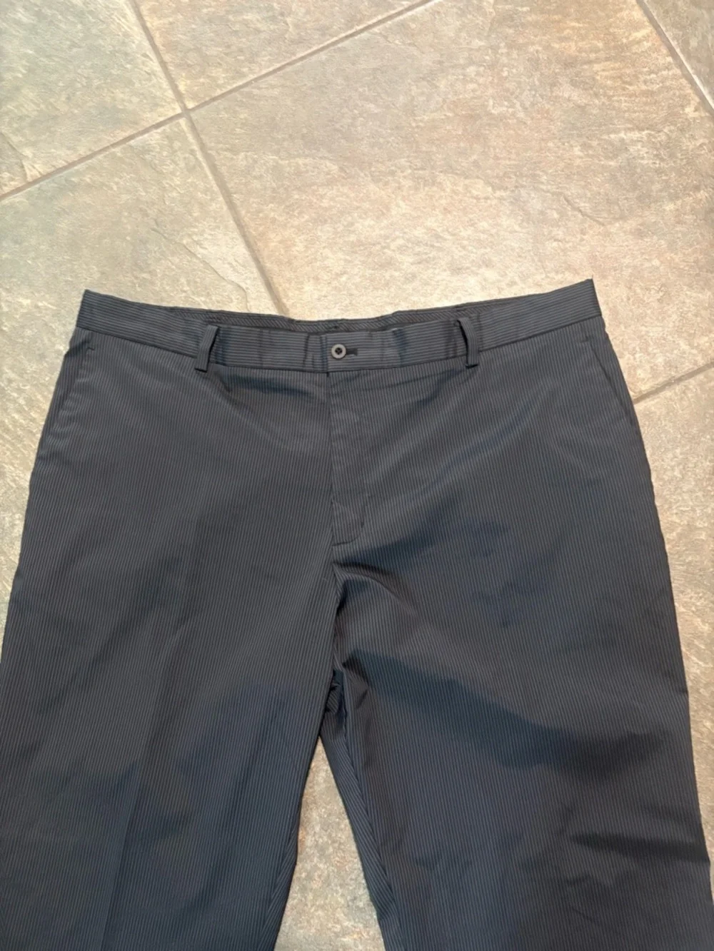 Nike Golf DriFit Men's Black Pinstriped Pants 42x32